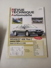 Revue Technique Automobile Peugeot 406 Phase 2 2.0/2.2 HDI