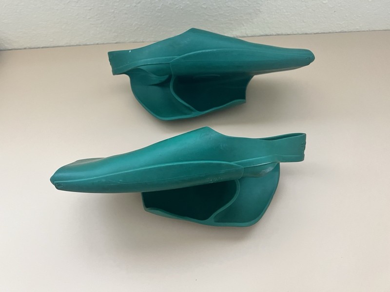 Youth Boy Girl Green Fin Shoes Size Small 4/6 Speedo Beach unisex Water Shoes