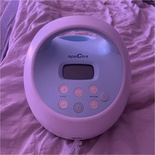 Spectra Double Electric Breast Pump Blue White Adjustable Settings