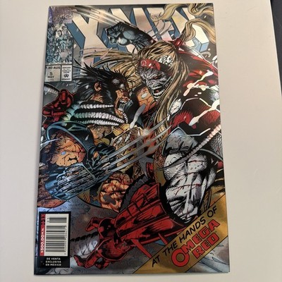 2023 X-Men 5 NM MX Silver Foil Jim Lee La Mole Var.  1st App Maverick Omega Rare
