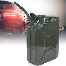 5 Gallon 20L Gasoline Army Green Jerry Can Military Metal Steel Tank Backup USA