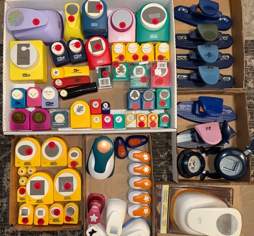 Craft Paper Punch Lot for Scrapbook Crafts YOU PICK Shapes Uchida Fiskars Bunch