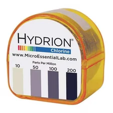 Hydrion Cmr-245 Test Paper Refill, Cl2, 10-200 Ppm, Pk10