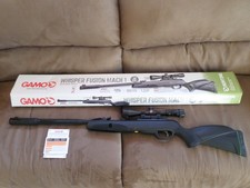 .22 air rifle GAMO 1020fps Whisper Fusion Mach 1 with extras