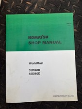 Komatsu Worldmast 35d 40d 55d 60d Forklift Shop Service Repair Manual Komatsu Worldmast 35d 40d 55d 60d Forklift Shop Service Repair Manual