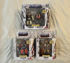 Masters of the Universe Sketchbook Series Hordak & Grizzlor, Sy-Klone and Spikor