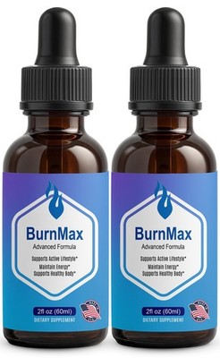 (2 Pack) BurnMax Drops - Burn Max Advanced Fat Burner for Weight Loss