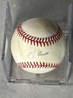 Yogi Berra Signed Bobby Brown Official AL Baseball Auto New York Yankees