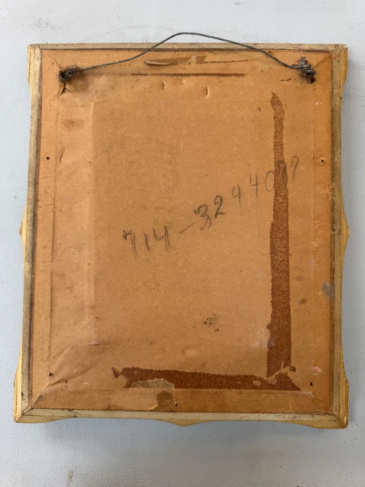 Pintura al óleo torero escuela española - Arte matador original vintage - siglo XX. Foto 3 de 4