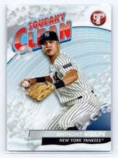 2024 Topps Pristine #SQ-1 Anthony Volpe Squeaky Clean