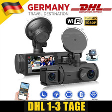 3 Lens Dashcam Auto KFZ DVR Kamera Video Recorder Dash Cam G-sensor 1080P WiFi