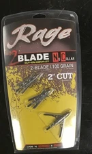 Rage No Collar 2-Blade Broadhead - 2" Cut - 100 gr - R38900