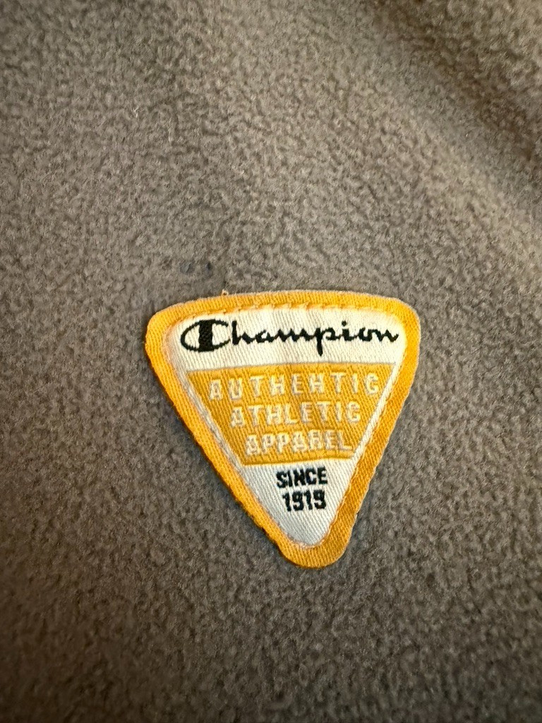VTG Champion Fleece Jacket Lined Grey Men’s Large image 3