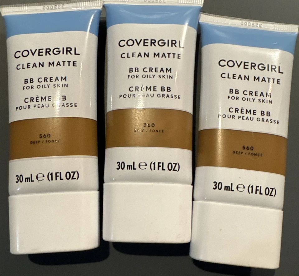 Pack Of 3 -COVERGIRL Clean Matte BB Cream #560 Deep 1 fl. oz. - Image 2 of 4