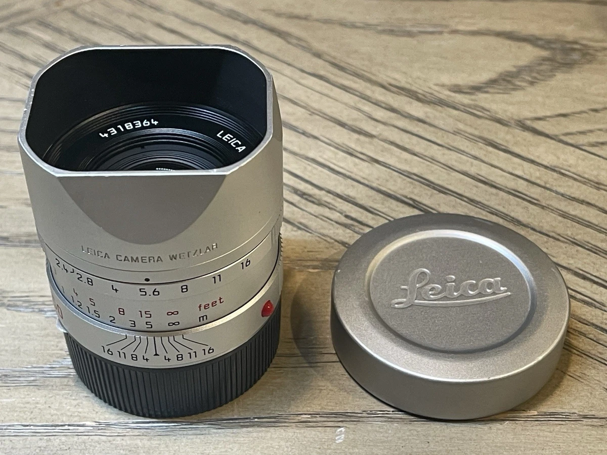 Leica SUMMARIT-M 50mm Focal Camera Lenses f/2.4 Maximum Aperture