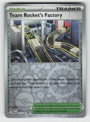 Team Rocket's Factory 173/182 Destined Rivals Reverse Holo