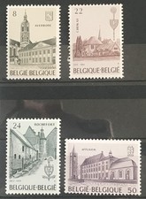 BELGIUM - 1984 ABBEYS NHM SET SG 2801 - 2804 cv £10.60