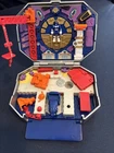 Vintage Mighty Morphin Power Rangers Blue Rangers Micro Playset 1995 Bandai