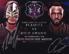 Flamita Rich Swann Signed 8x10 Photo BAS COA ROH TNA Impact Lucha Libre AAA NXT
