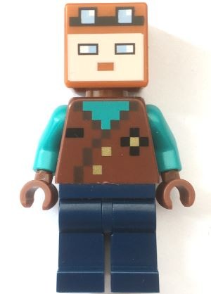 LEGO Minecraft Miner Minifigure Min128
