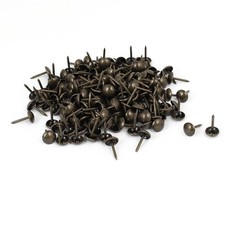 Leather Sofa Round Head Upholstery Tack Nail Bronze Tone 8mm x 15mm 200pcs