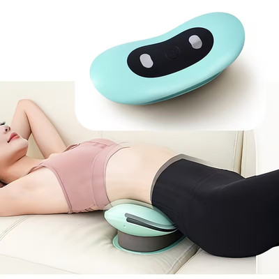 Electric Lumbar Traction Device Dynamic Airbag Back Massager Spine Pain Relief