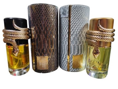 Lattafa Oudain Musamam Eau de Parfum Spray Snake Motif Bottle