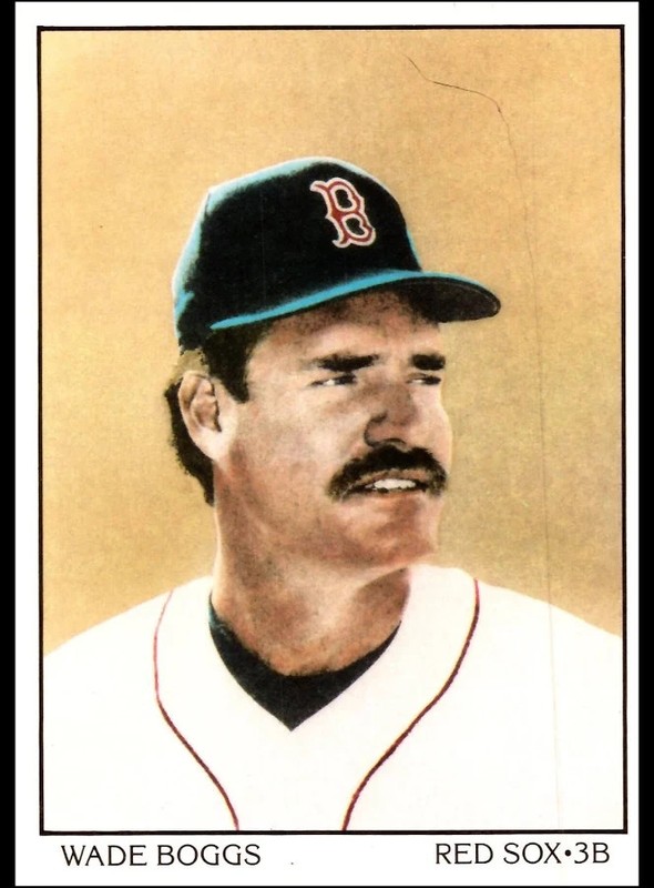 Wade Boggs 1990 Score Dream Team Card 683 Two Card Set Error 215 vs 205 hits