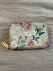 Victoria's Secret Small Wallet With Zip Floral Butterfly - used but PERFECT — photo 1
