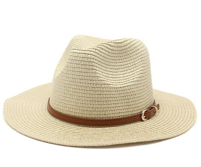 Summer Panama Hat Premium Quality Straw Hat with UV Protection Unisex Women Men
