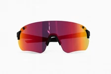 KAPVOE CYCLING GLASSES BLACK FRAME/RED LENS (INCLUDES 3 OTHER LENSES)