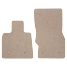 Velours Fußmatten für Alfa Romeo Stelvio ab Bj. 2017 Automatten VORNE BEIGE PREM