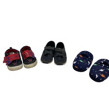 Spiderman Cat Jack Boys 7/8 Tennis Athletic Hook Loop Shoes Dino Slippers