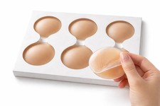 Reusable Silicone Nipple Covers Nude 3 Pairs Adhesive Invis