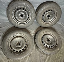 Original Fiat 500 Winterkompletträder  Stahl Schwarz 14 Zoll KBA 44550