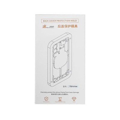 Schutz Form für iPhone X Max M Triangel Rückseite Glas Laser Entfernung Schutz