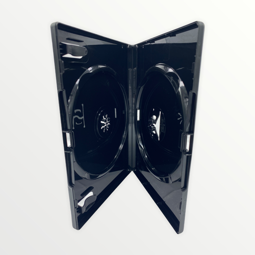 5 × Amaray Black Double DVD Disc Cases – with 14 mm Spine for 2 Discs - Picture 2 of 7