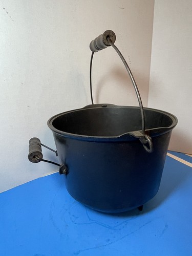 Vintage antiker Griswold Gusseisen Wasserkocher mit Fuß "Sicherheit" Nr. 9 Teile-Nr. 864 3 Beinig - Bild 20 von 24