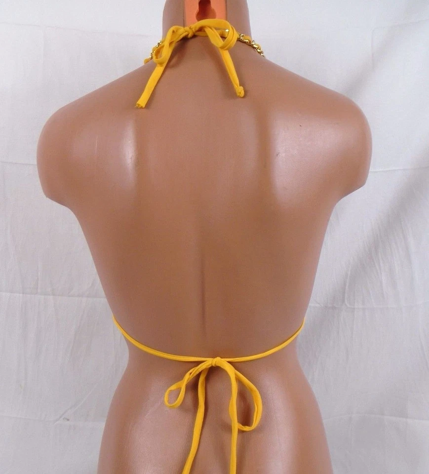 Sauvage втулки струнных инструментов треугольник в полоску бикини верхний черный и белый средний #434L  - Изображение 3 из 3