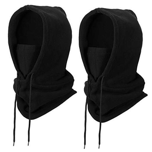 Winter Fleece Balaclava Ski Tactical Heavyweight Balaclava 2 Black