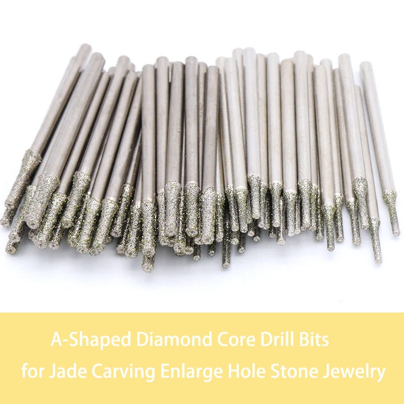 A Needle Diamond Core Drill Bits for Jade Carving Enlarge Hole