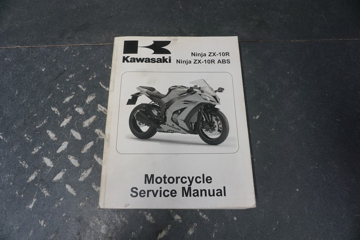 2011 Kawasaki Ninja ZX-10R ABS OEM Motorcycle Service Manual 99924