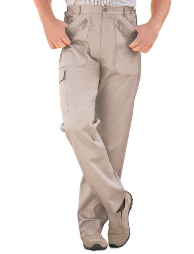 25" inside Leg Extra Short Trousers Mens Action Work Walking Hiking Combat Cargo - Picture 16 of 17