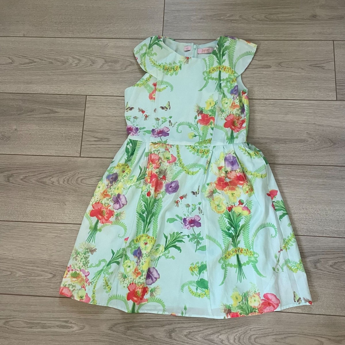 ted baker skater dress green JOZELYN