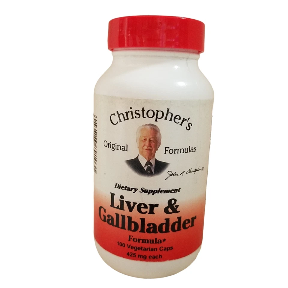 Christopher's HÍGADO Y VESÍCULA BILIAR Fórmula Suplemento Dietético 100 Cápsulas Vegetarianas Foto 3 de 4