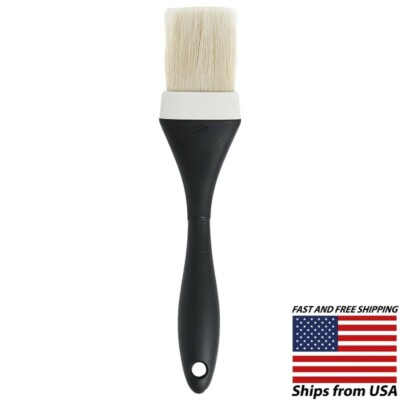 OXO Good Grips 1'' or 1-1/2'' Kitchen Pastry Brush For Baking - Natural Bristles 