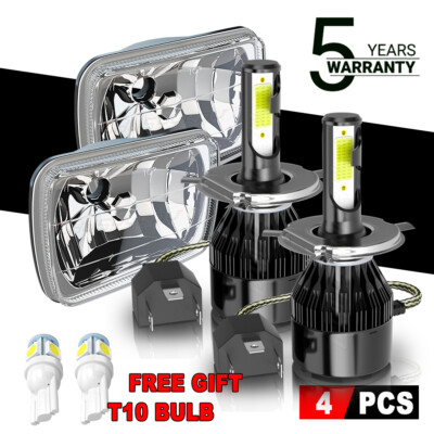 5''x7'' LED Headlights Hi/Low Beam For Toyota Pickup 1982-1995 Hardbody Truck