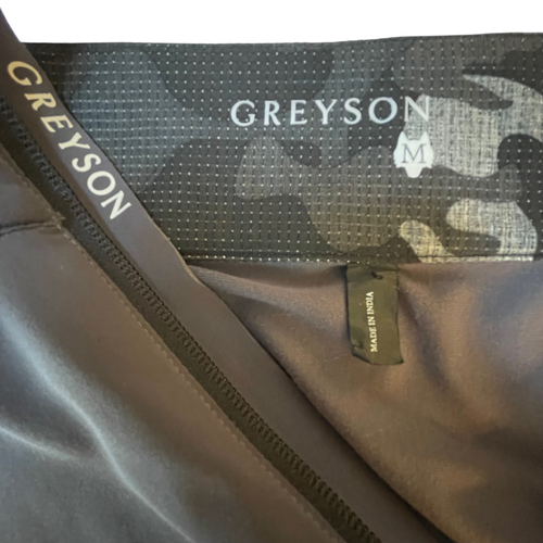 Greyson Tate 1/4 Zip Golf Pullover Men’s M Performance Activewear Wolf Logo Gray - Picture 4 of 10