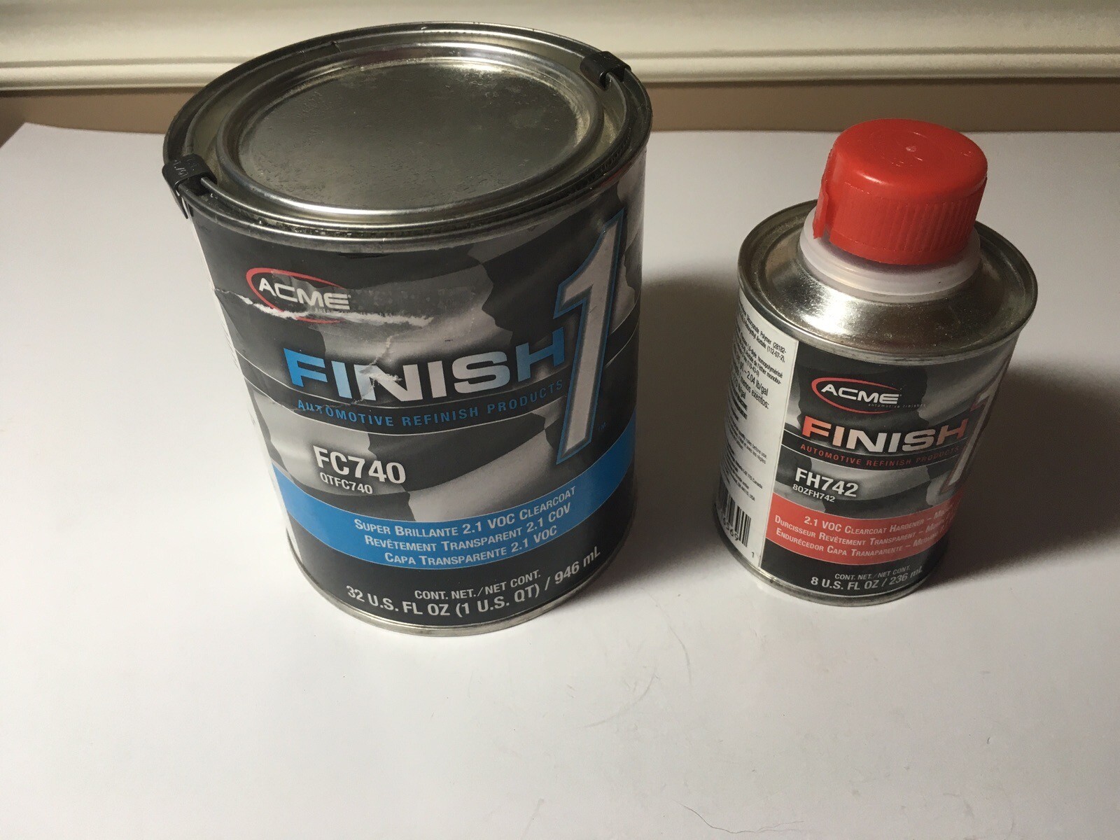 acme finish high gloss clear coat and hardener. eBay