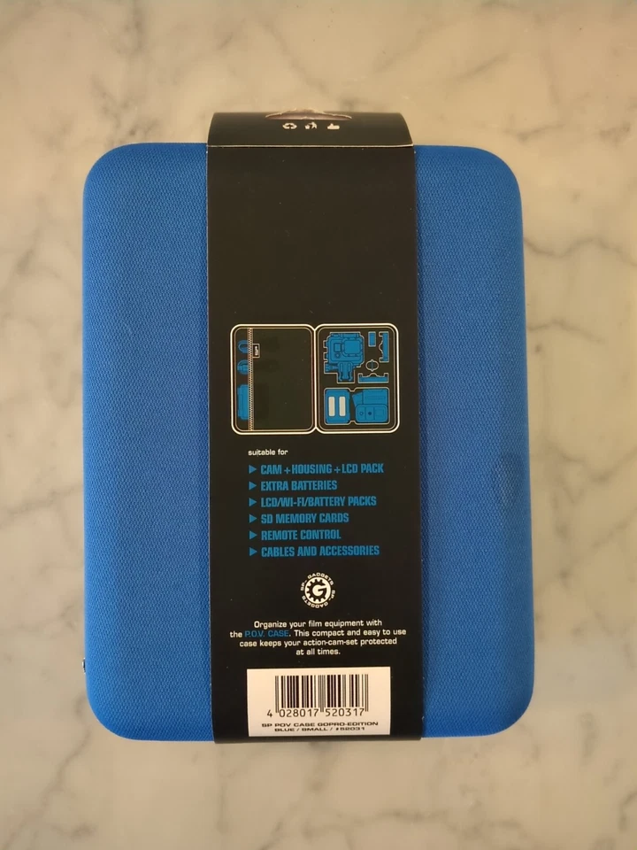 New SP Gadgets POV Case GoPro Edition 3.0 Small Blue Camera Protection Case S - Image 2 of 2